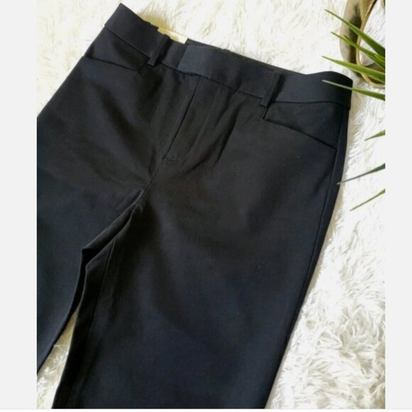 Banana Republic SLOAN High Rise STRAIGHT Pants Black Size 12 | RT$100 | #754557 - Picture 6 of 7